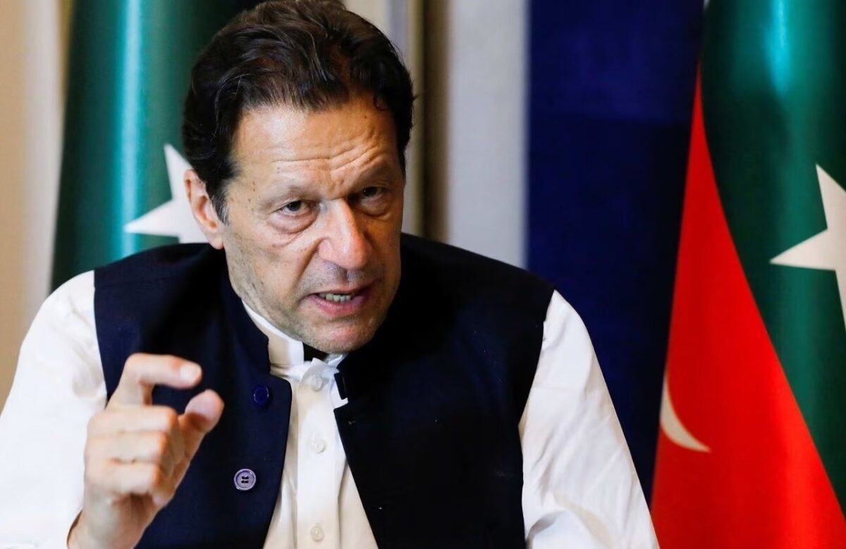 Pakistan’s former prime minister Imran Khan has spent the night in a high-security prison.