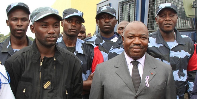 Gabon military officers declare coup after President wins disputed election.