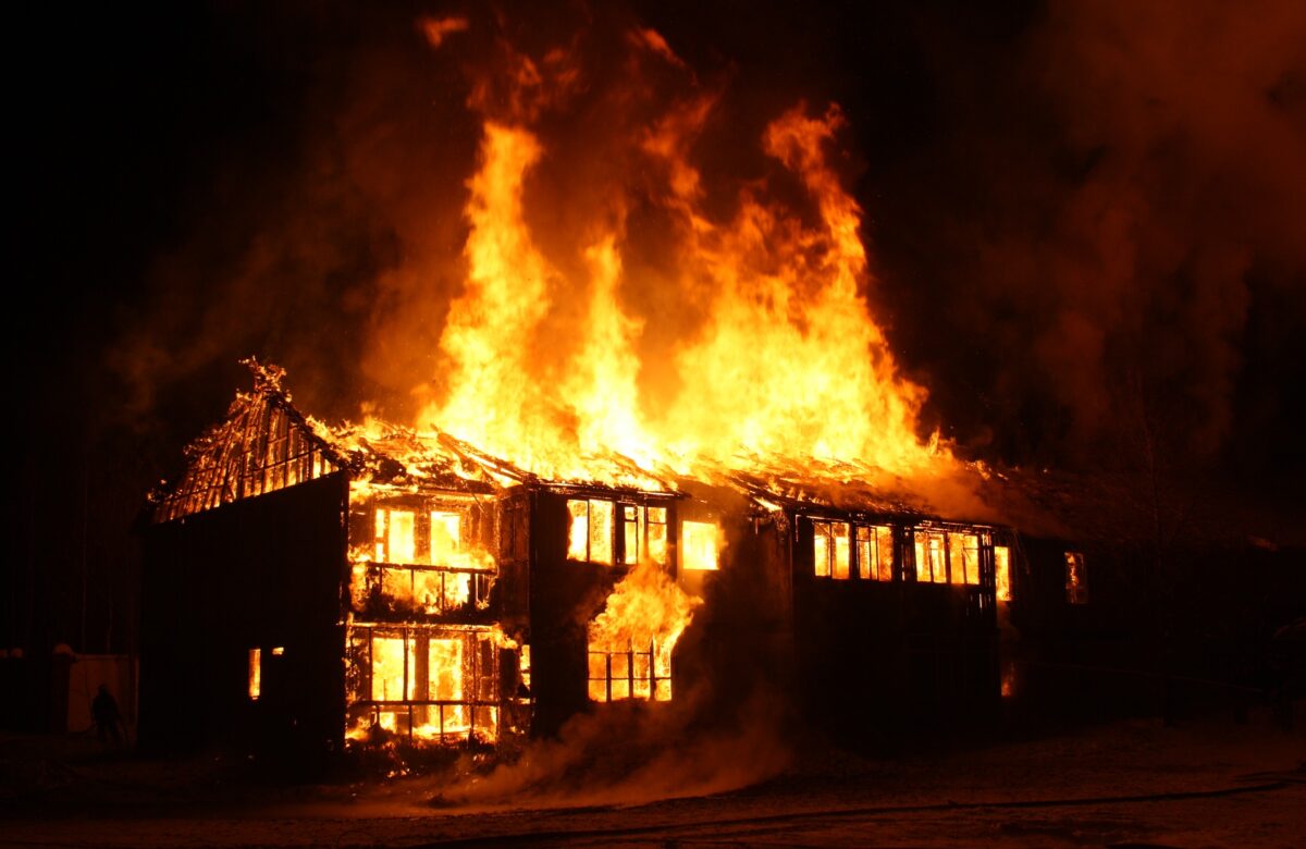 Kivaa mixed secondary school Domitory burns to ashes.