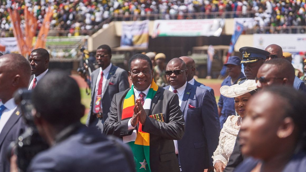 Zimbabwe President swears son, nephew into new government