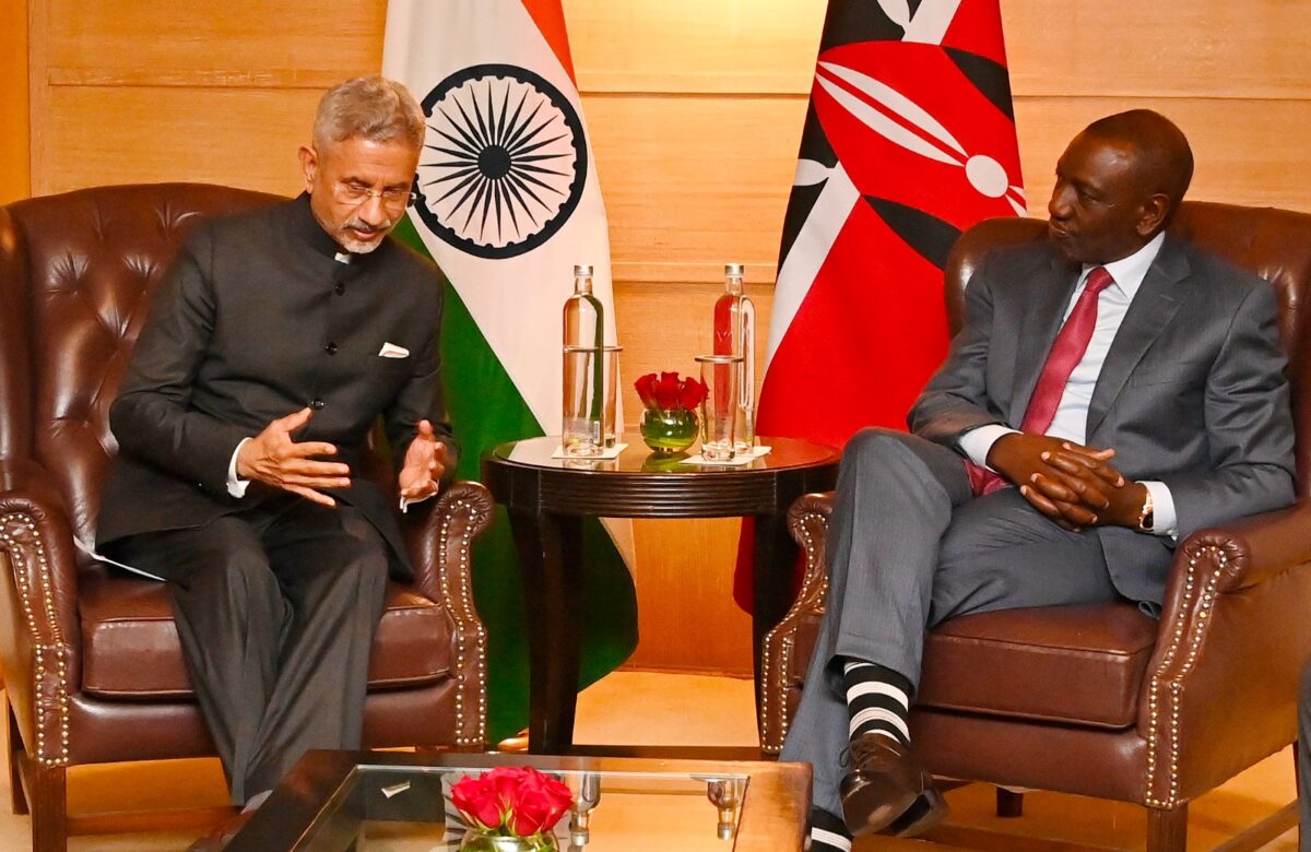 President William Ruto in India.