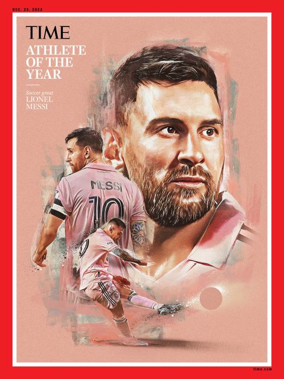 Messi named Athlete of the Year by Time Magazine.