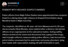 Two Suspects Arrested in Connection to Wajir Petrol Station Robbery, Police Hunt for More