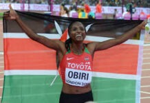 Obiri Outkicks Kelati in Thrilling Finish to Claim New York Mini 10K Title