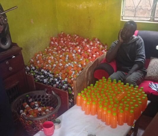 Two Arrested Over Suspected Counterfeit Juice Production in Kabete